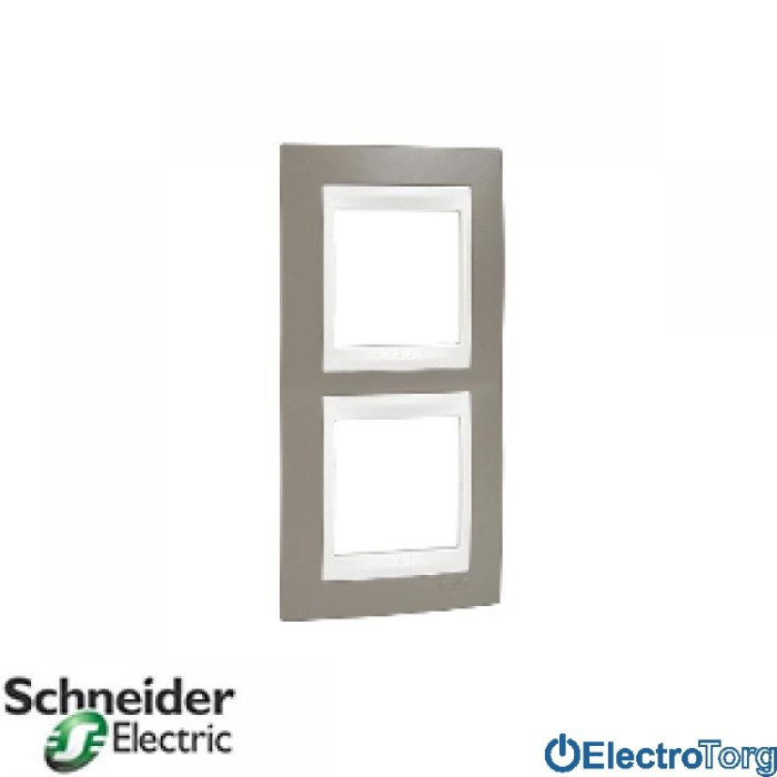 купить купить Рамка двойная вертикальная Unica Top Schneider