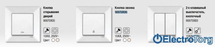 купить купить VI KO MERIDIAN  Кнопка звонка  