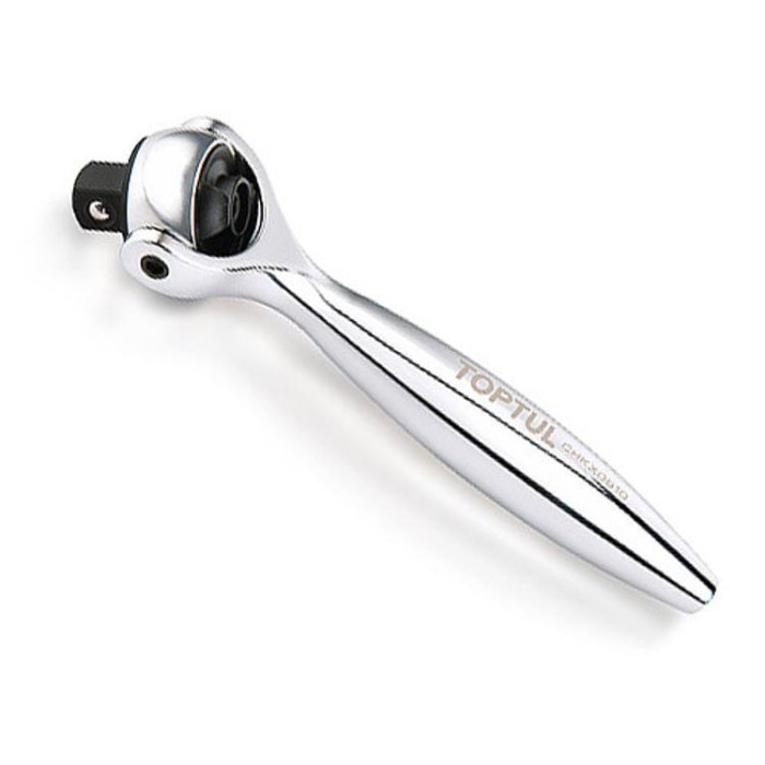 купить купить Мини трещетка 1/4&quot; с шарниром (360°) 90 зубцов TOPTUL CHKX0810  