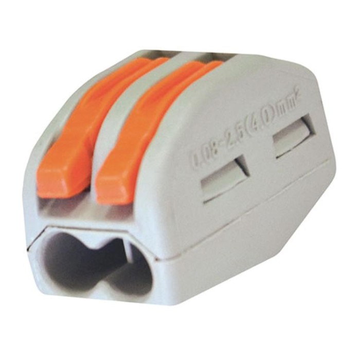 Клема з’єднувальна універсальна 2 отвори