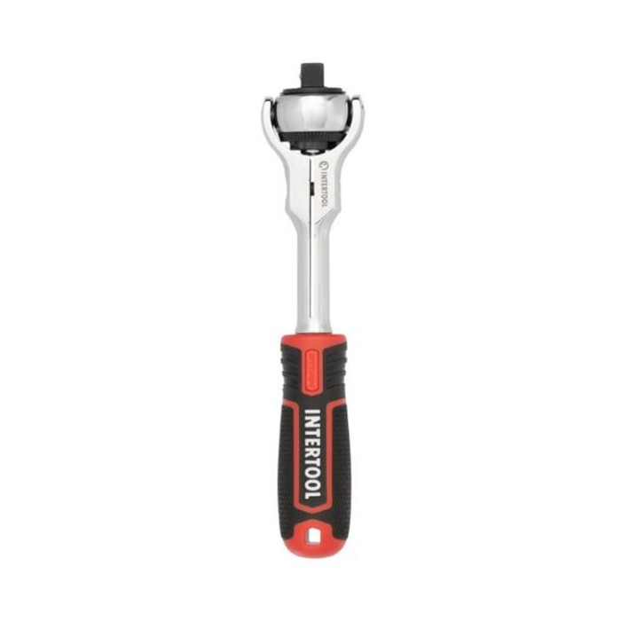 купить купить Рукоятка с храповым механизмом поворотная, 72 зуба 3/8&quot;, Cr-V STORM INTERTOOL ET-8008  