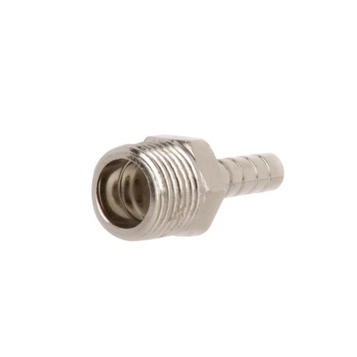 купить купить Переходник с наружной резьбой 1/4 на шланг 6мм INTERTOOL PT-1843  