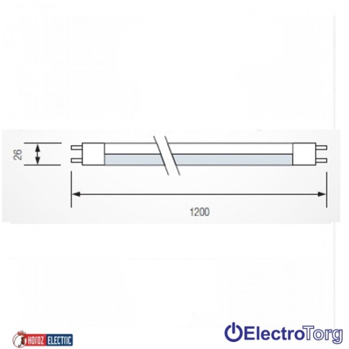 купить купить Лампа светодиодная LED TUBE 120см. 18W  6400K Horoz Electric                  