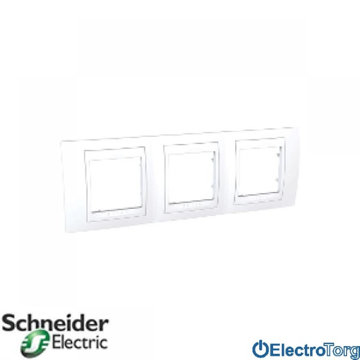 Рамка тройная горизонтальная Unica Top Schneider Electric
