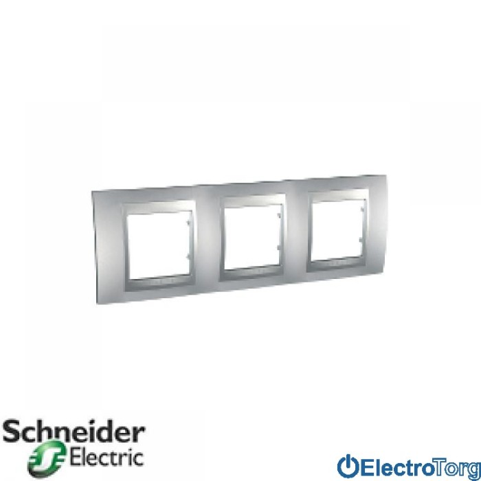 Рамка тройная горизонтальная Unica Top Schneider Electric