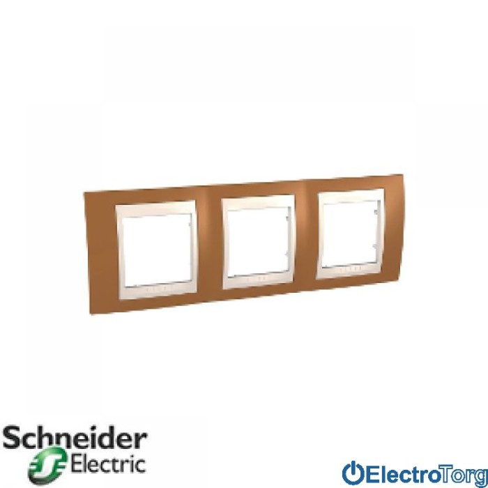 купить купить Рамка тройная горизонтальная Unica Top Schneider Electric