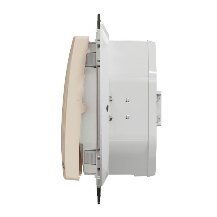 Одноклавішний вимикач, 10АX, IP44, бежевий, Sedna Design&amp;Elements Schneider Electric
