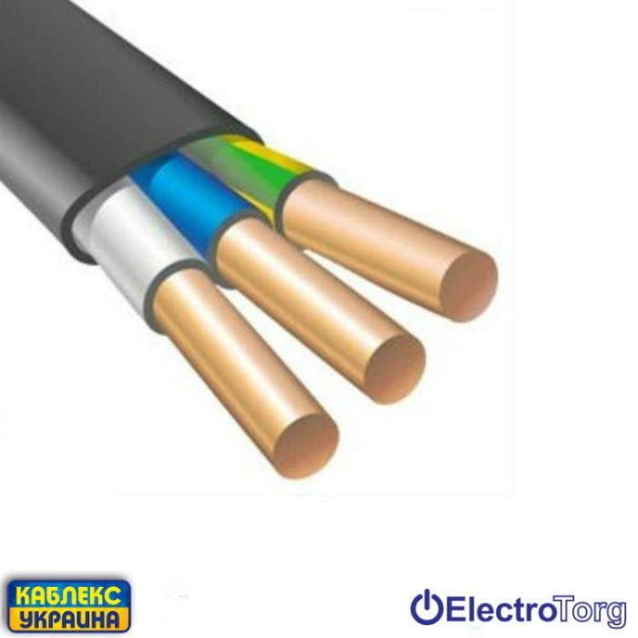 Кабель ВВГп-нгд 3х4,0 Каблекс
