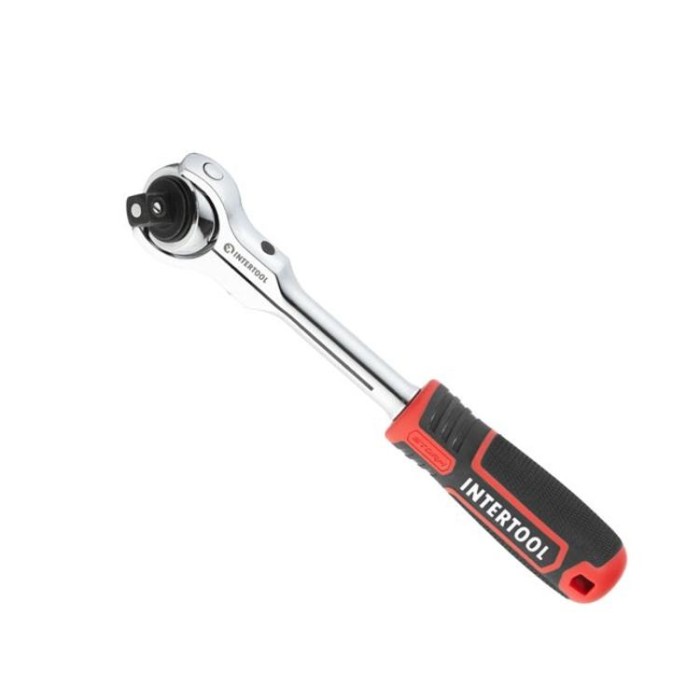купить купить Рукоятка с храповым механизмом поворотная, 72 зуба 1/2&quot;, Cr-V STORM INTERTOOL ET-8009  