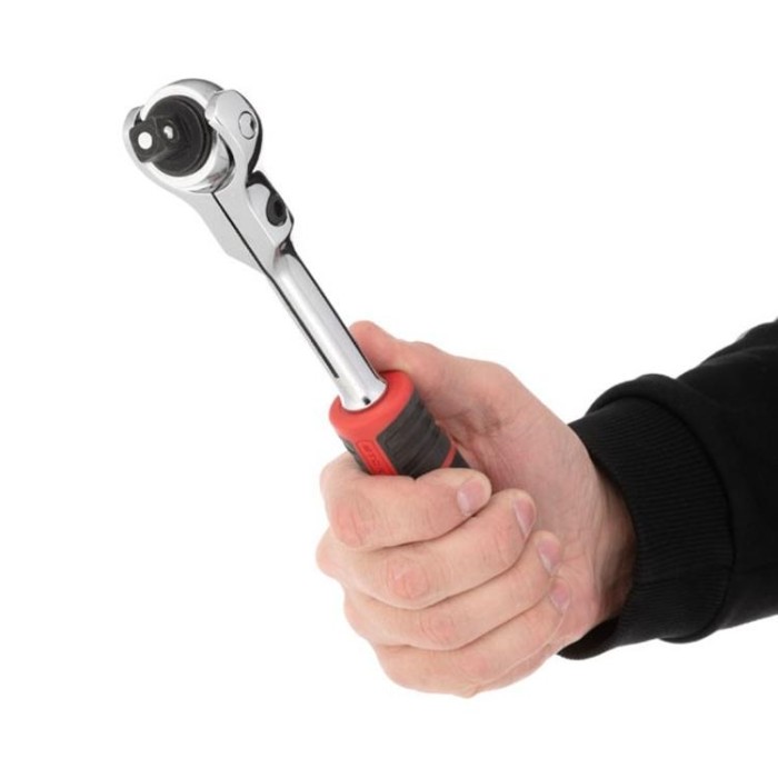 купить купить Рукоятка с храповым механизмом поворотная, 72 зуба 1/2&quot;, Cr-V STORM INTERTOOL ET-8009  