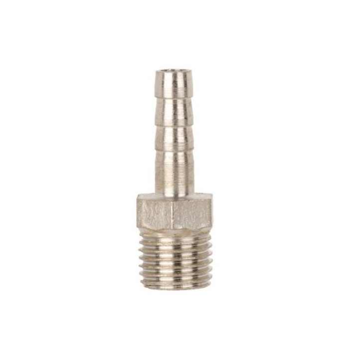 купить купить Переходник с наружной резьбой 1/4 на шланг 8мм INTERTOOL PT-1844  