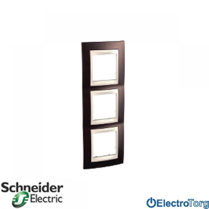 купить купить Рамка тройная вертикальная Unica Top Schneider  