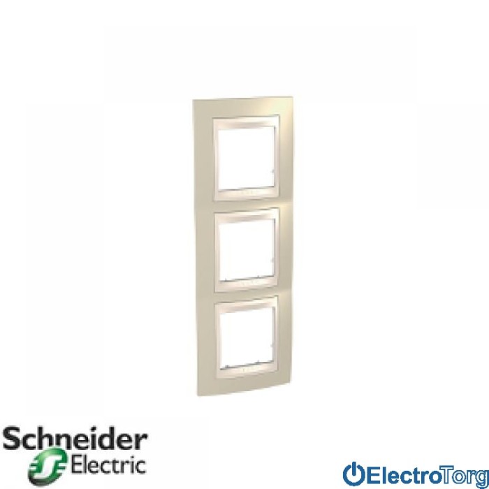 купить купить Рамка тройная вертикальная Unica Top Schneider  