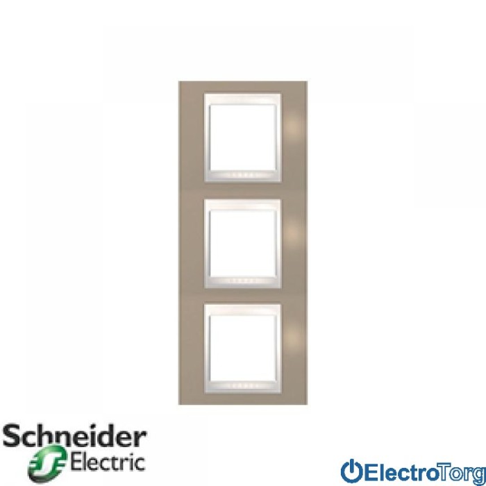 купить купить Рамка тройная вертикальная Unica Top Schneider  