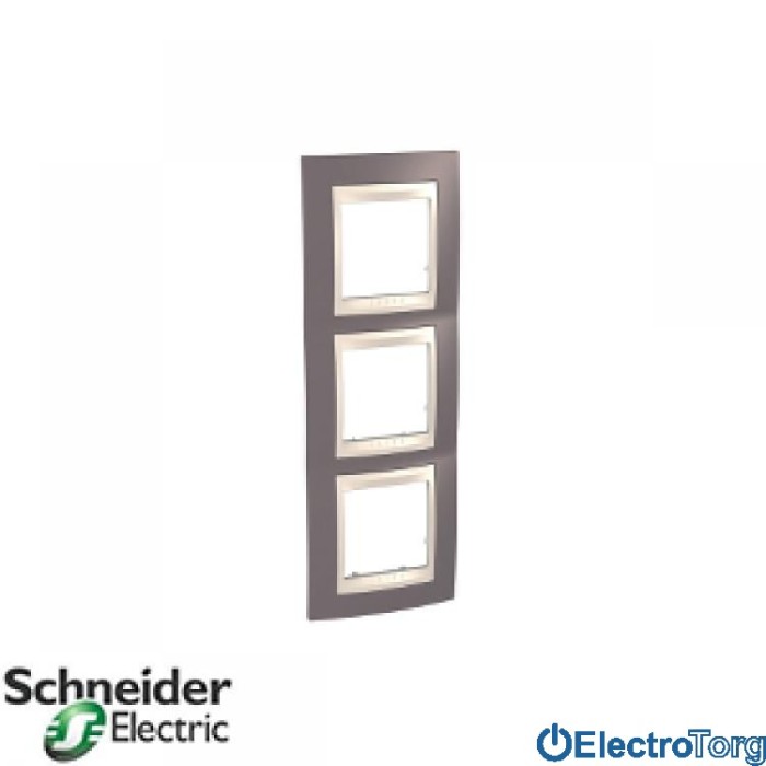купить купить Рамка тройная вертикальная Unica Top Schneider  