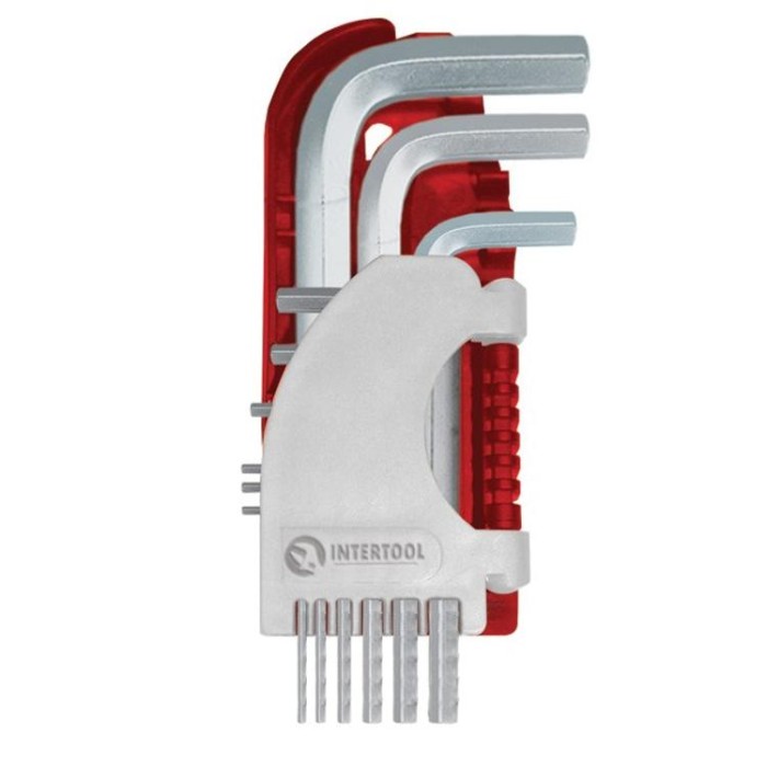 купить купить Набор Г-образных шестигранных ключей 9 шт., 1,5-10 мм Small INTERTOOL HT-1801  