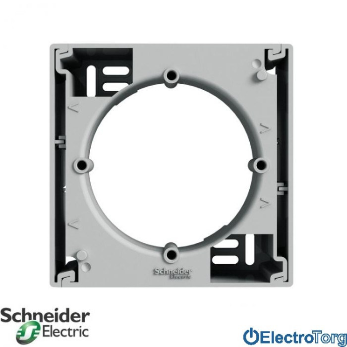 Коробка для наружного монтажа 1-постовая алюминий Asfora Schneider Electric (Шнайдер Электрик)