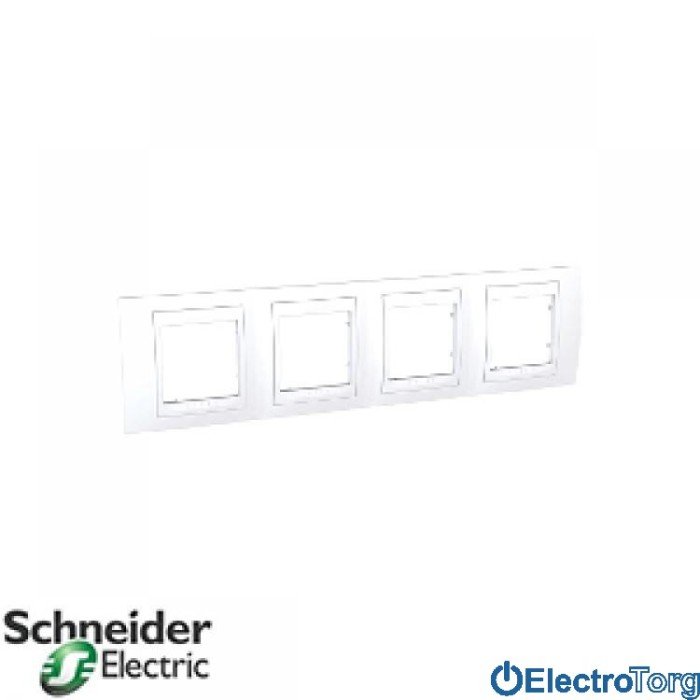 Рамка четверная горизонтальная Unica Top Schneider Electric