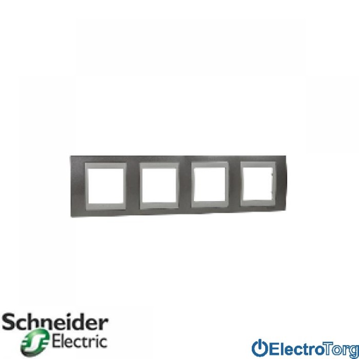 Рамка четверная горизонтальная Unica Top Schneider Electric