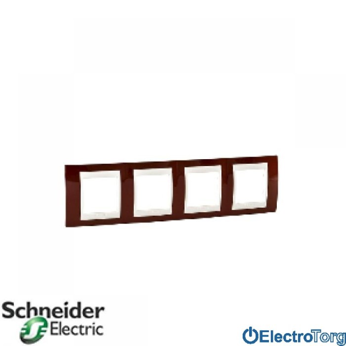 купить купить Рамка четверная горизонтальная Unica Top Schneider Electric  