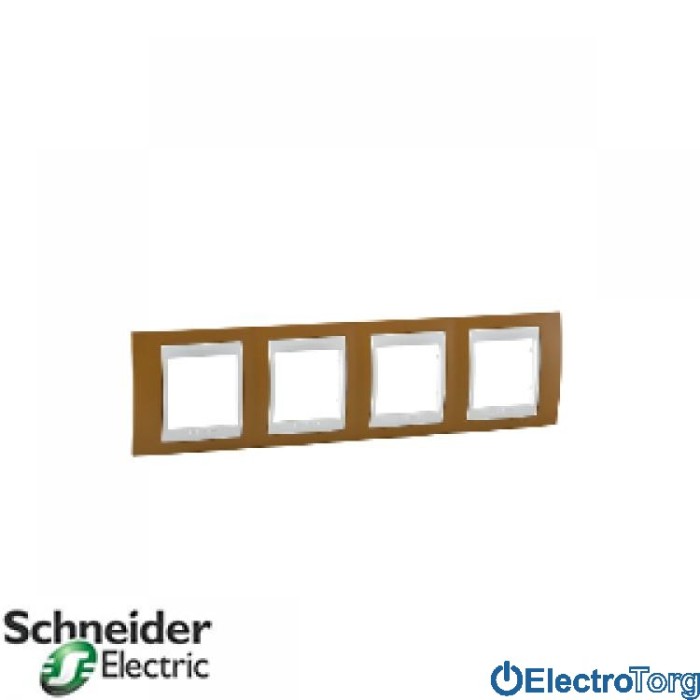 купить купить Рамка четверная горизонтальная Unica Top Schneider Electric  
