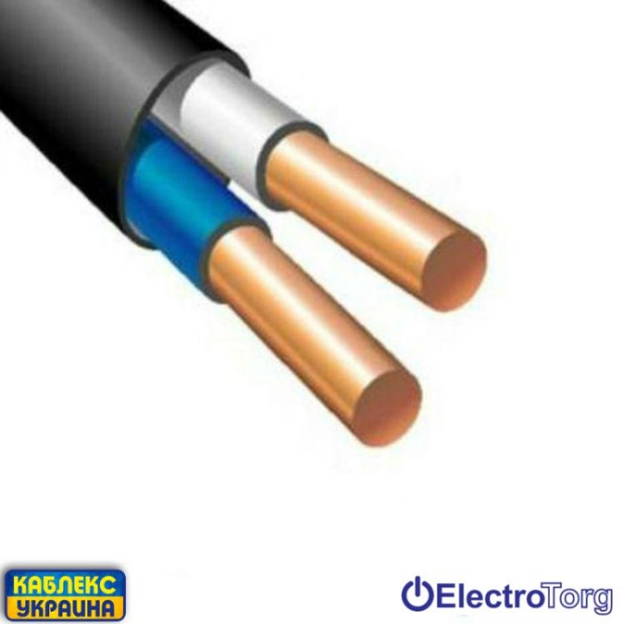 Кабель ВВГп-нгд 2х1 Каблекс