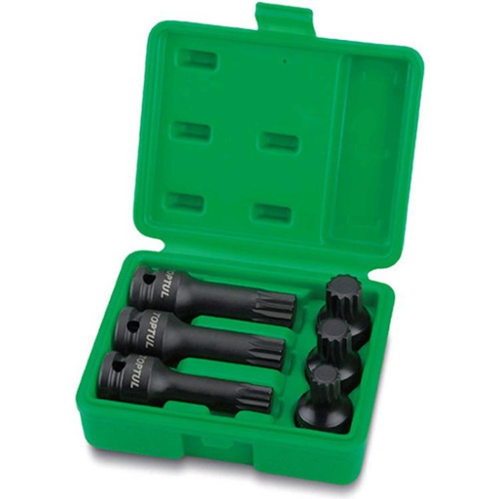 купить купить Набор ударных головок SPLINE TOPTUL 1/2&quot; M14-M18 6ед. GDAI0601  