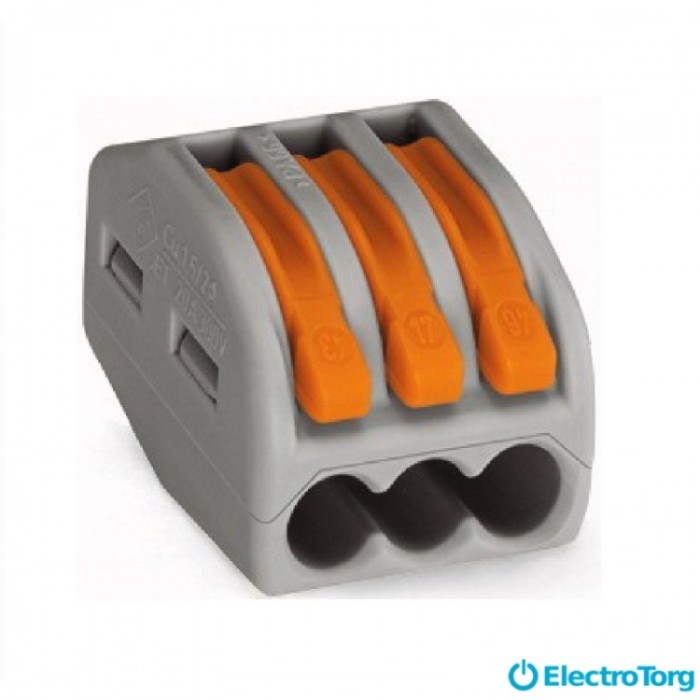 купить купить Клеммник 222-413 3 входа ElectroTorg (ЭлектроТорг)  
