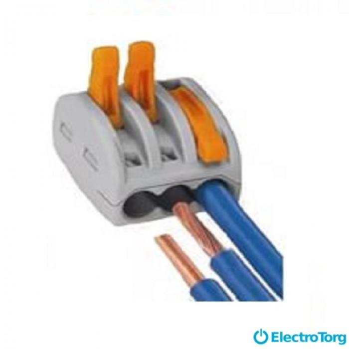 купить купить Клеммник 222-413 3 входа ElectroTorg (ЭлектроТорг)  
