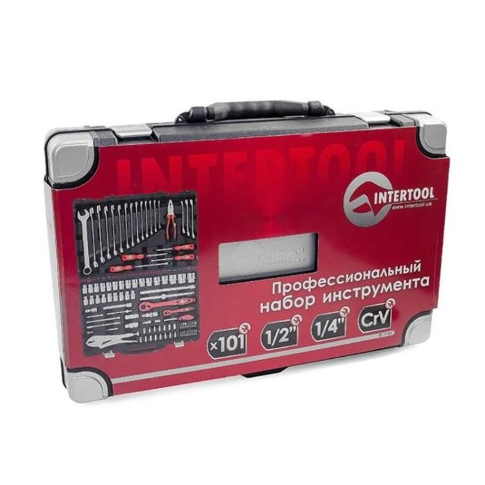 купить купить Профессиональный набор инструментов 101 ед. INTERTOOL ET-7101  