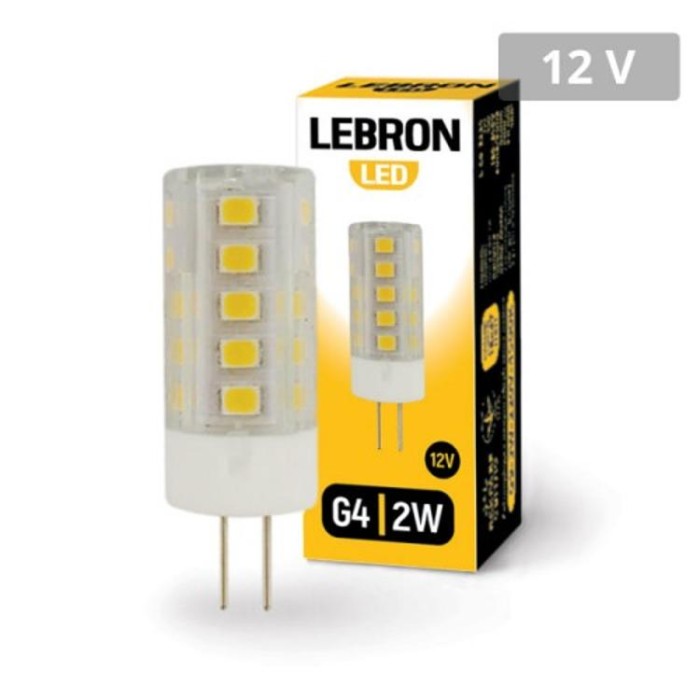 купить купить LED лампа L-G4, 2W, 12V, G4, 4500K, 180Lm, угол 360° Lebron  
