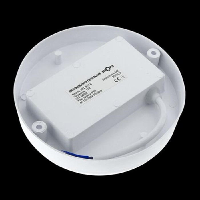 купить купить Светильник светодиодный ЖКХ Biom MPL-R12-6 12Вт 6000К, круг  