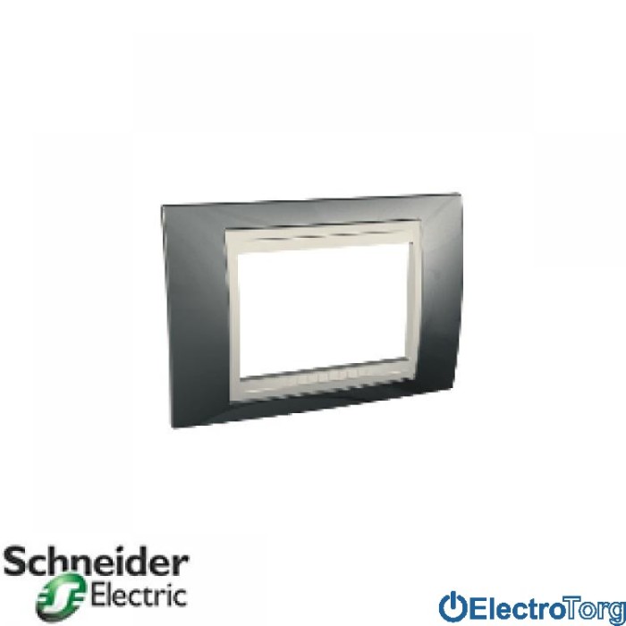 Рамка 3-модульная горизонтальная Unica Plus Schneider