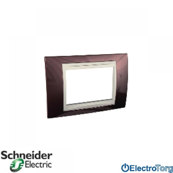 Рамка 3-модульная горизонтальная Unica Plus Schneider