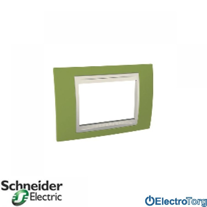 Рамка 3-модульная горизонтальная Unica Plus Schneider