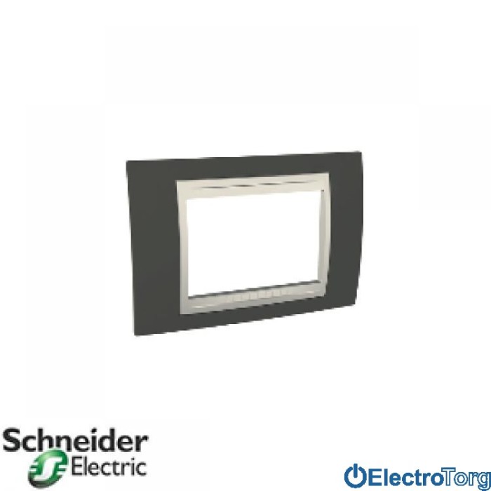 купить купить Рамка 3-модульная горизонтальная Unica Plus Schneider