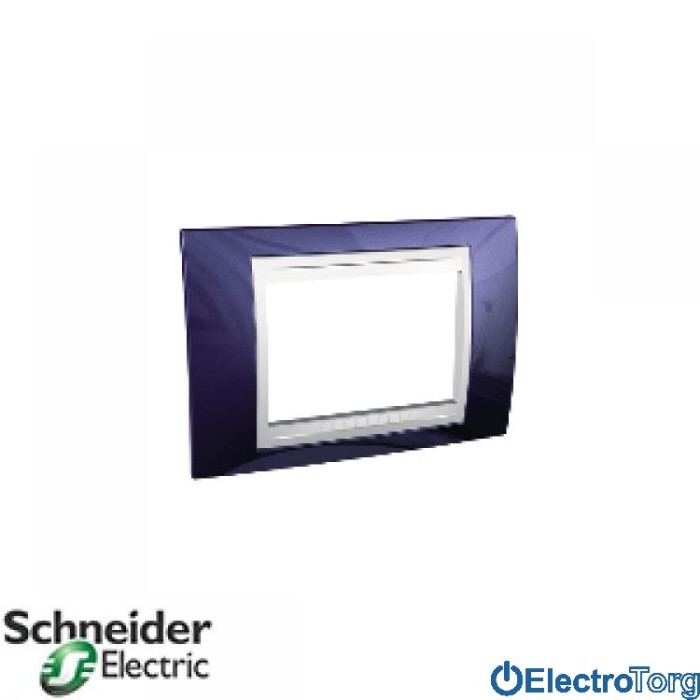 купить купить Рамка 3-модульная горизонтальная Unica Plus Schneider