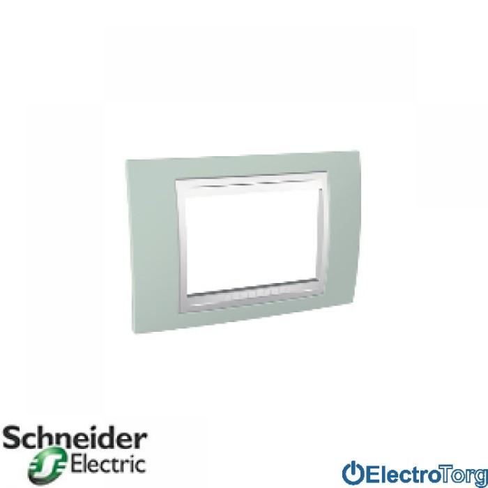 купить купить Рамка 3-модульная горизонтальная Unica Plus Schneider