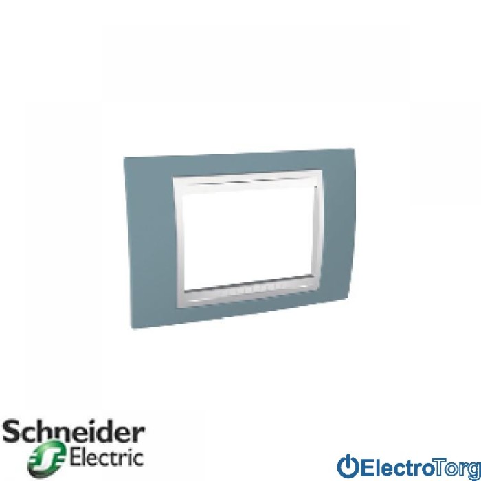 купить купить Рамка 3-модульная горизонтальная Unica Plus Schneider