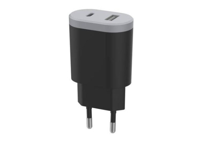 купить купить Зарядний пристрій HAVIT HV-UC1011 USB+Type-C 15W 3.1A Black  