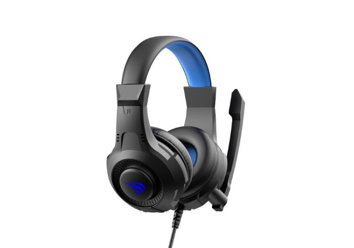 купить купить Ігрові навушники з мікрофоном HAVIT HV-H2031d Black/Blue USB + 3.5мм  