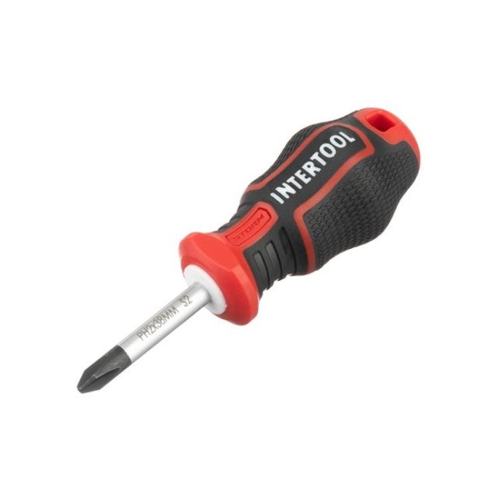 купить купить Отвертка крестовая PH2*38 мм, S2, STORM INTERTOOL VT-3419  