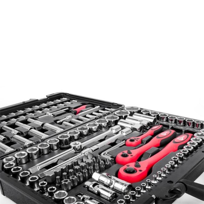 купить купить Профессиональный набор инструментов 1/4&quot;&amp;3/8&quot;&amp;1/2&quot;151ед, Cr-V INTERTOOL ET-7151  