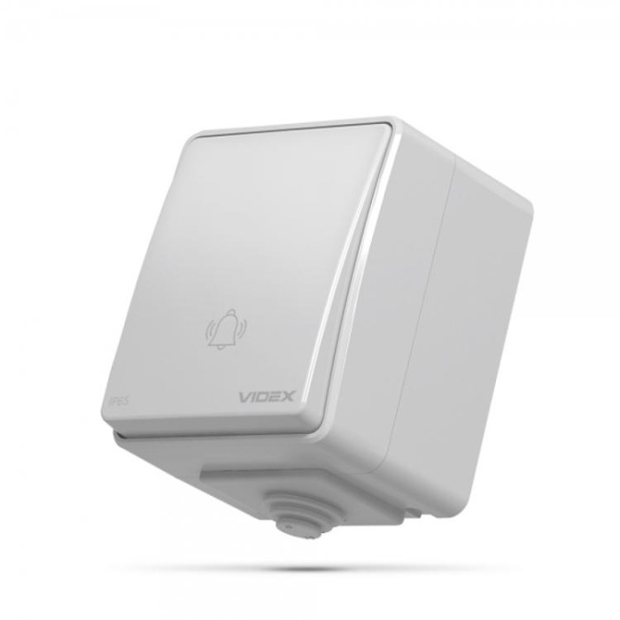 купить купить Кнопка звонка серая IP65 VIDEX BINERA  