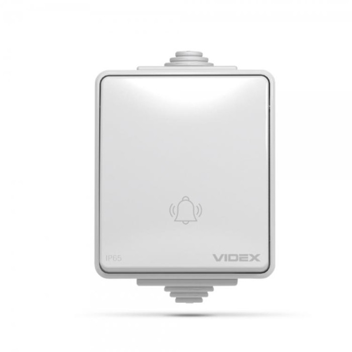 купить купить Кнопка звонка серая IP65 VIDEX BINERA  
