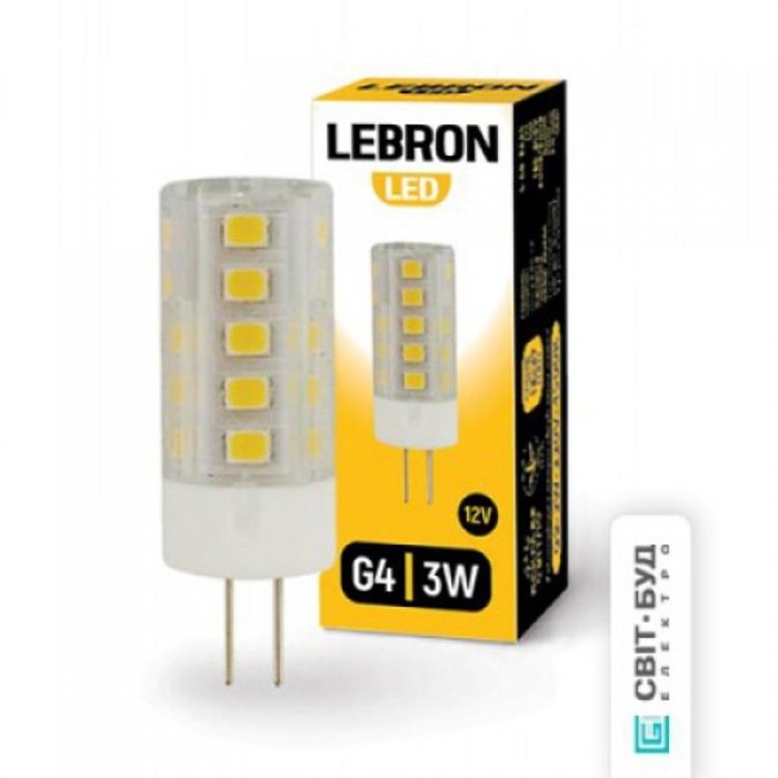 купить купить LED лампа L-G4, 2W, G4, 4500K, 180Lm, угол 360° Lebron  