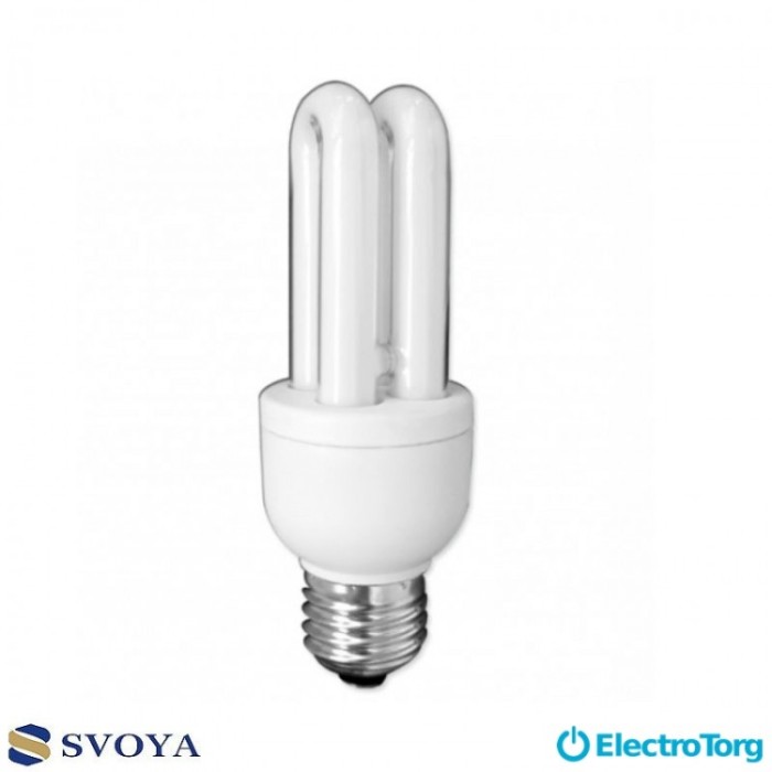 купить купить 2U 18w 4100K E-27 Svoya  