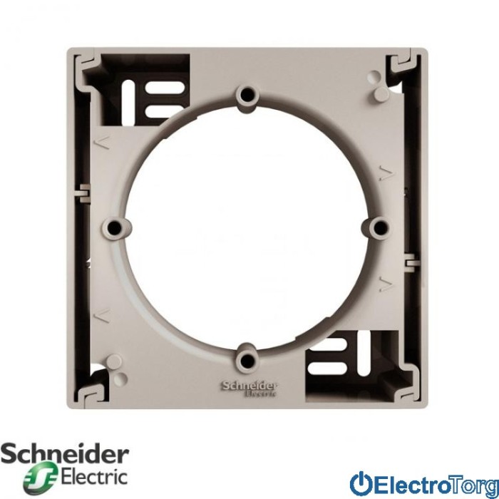Коробка для наружного монтажа 1-постовая бронза Asfora Schneider Electric (Шнайдер Электрик)