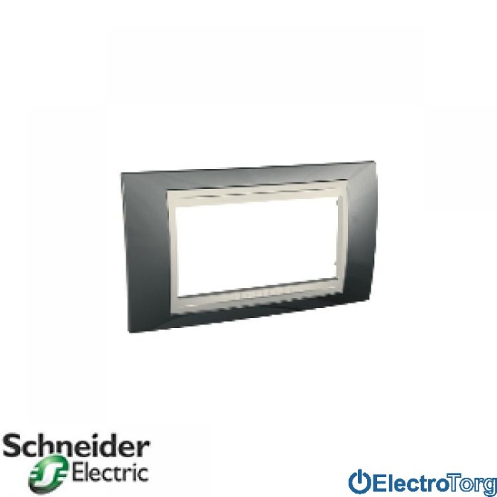 Рамка 4-модульная горизонтальная Unica Plus Schneider