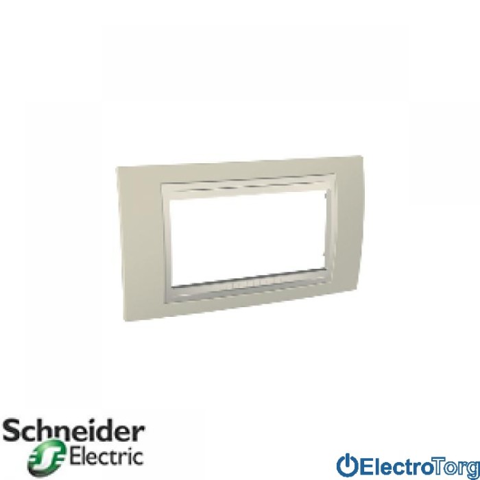 Рамка 4-модульная горизонтальная Unica Plus Schneider